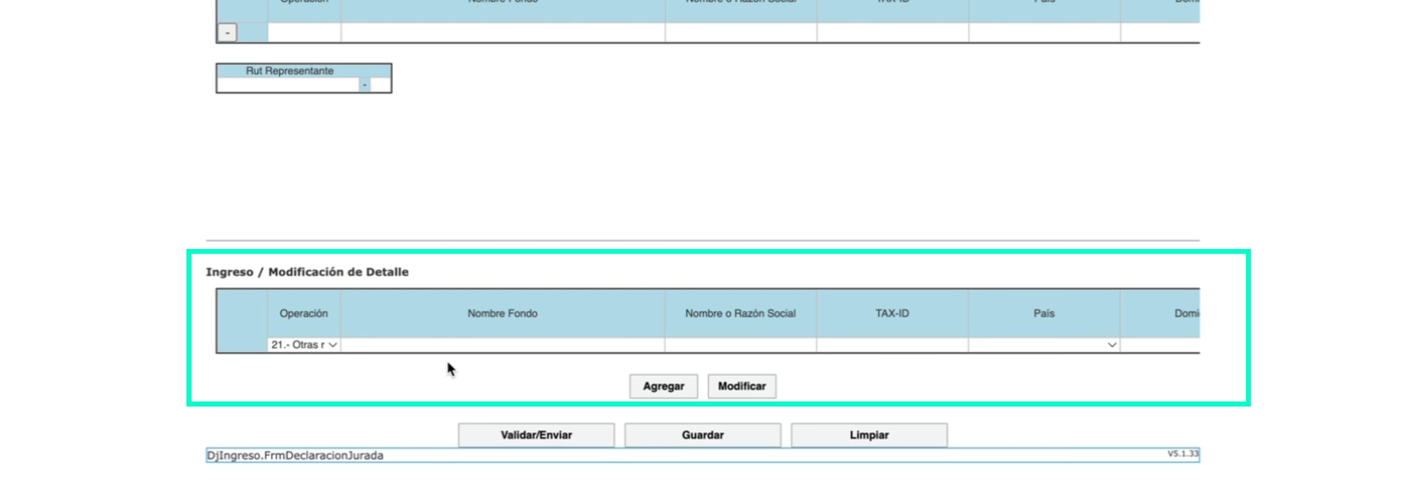Información Declaración Jurada 1929