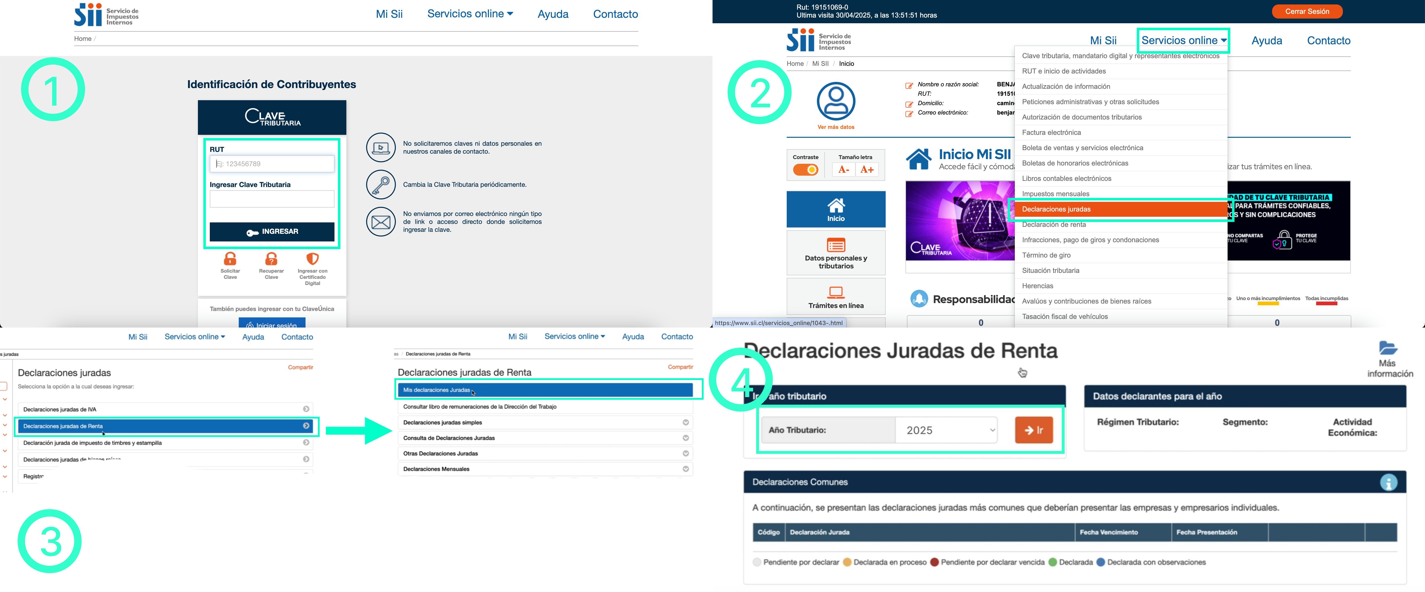 Declaración Jurada 1929