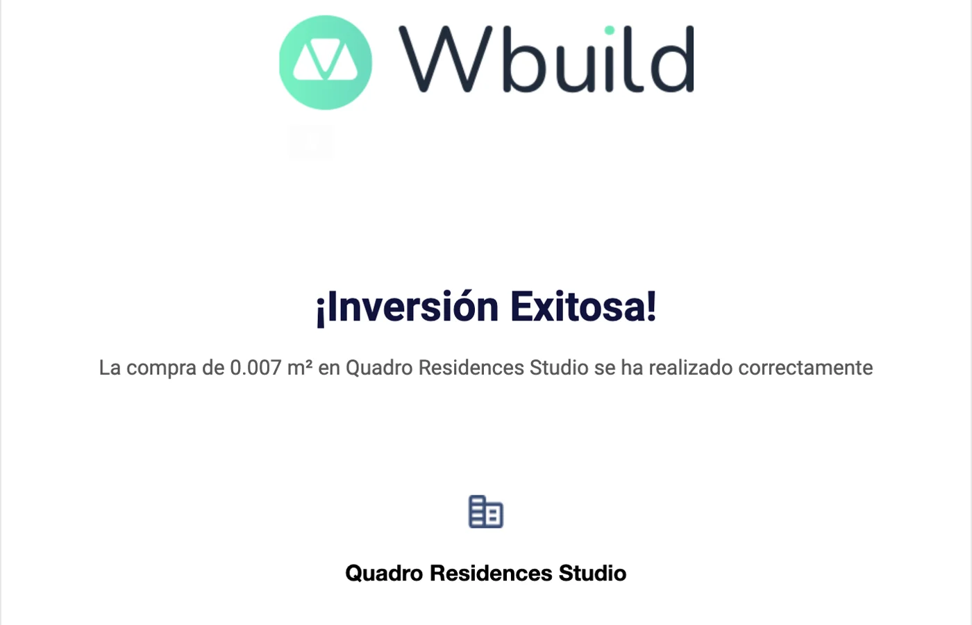 Invertir en Wbuild